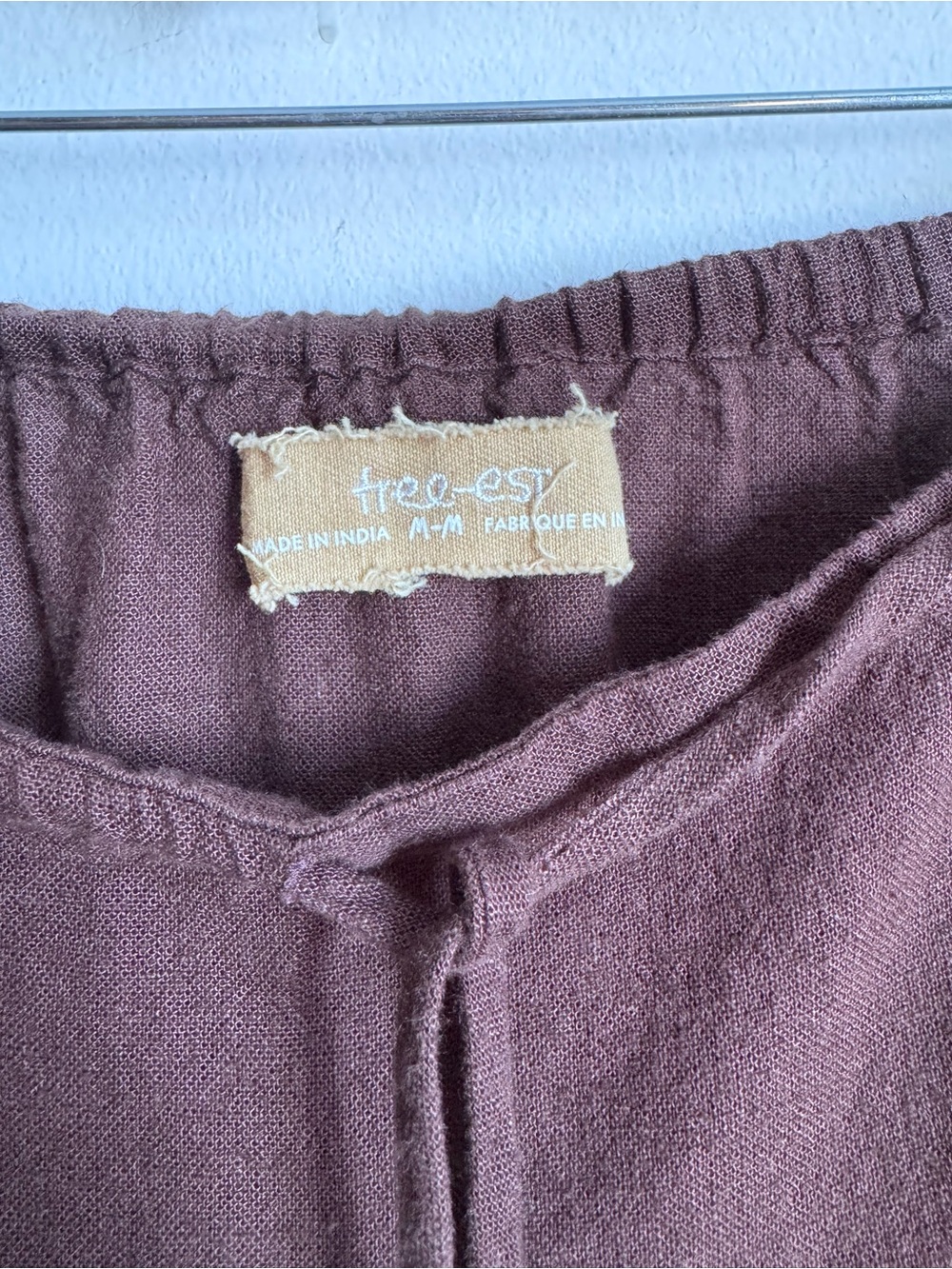 Free People Sandshell Linen Skirt M runs large Fudge - Picture 5 of 11